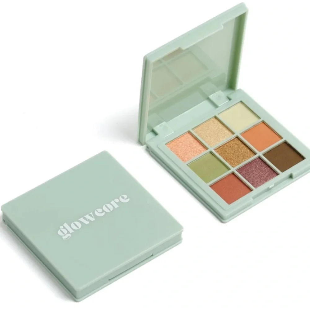 NWT Glowcore Mystic Earth Eyeshadow Palette vegan 9 shades